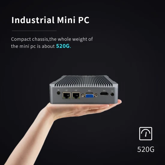 Mini PC senza ventola PC tutto in uno Mini computer OEM/ODM Mini PC industriale I7 Mini PC